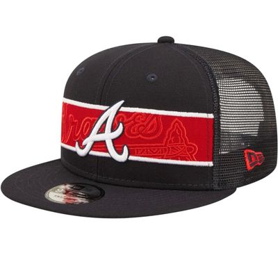 Atlanta Braves Men's Tonal Band New Era 9Fifty Snapback Hat