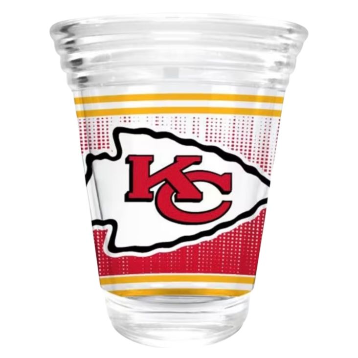 Kansas City Chiefs 2 Ounce Collector Shot Glass