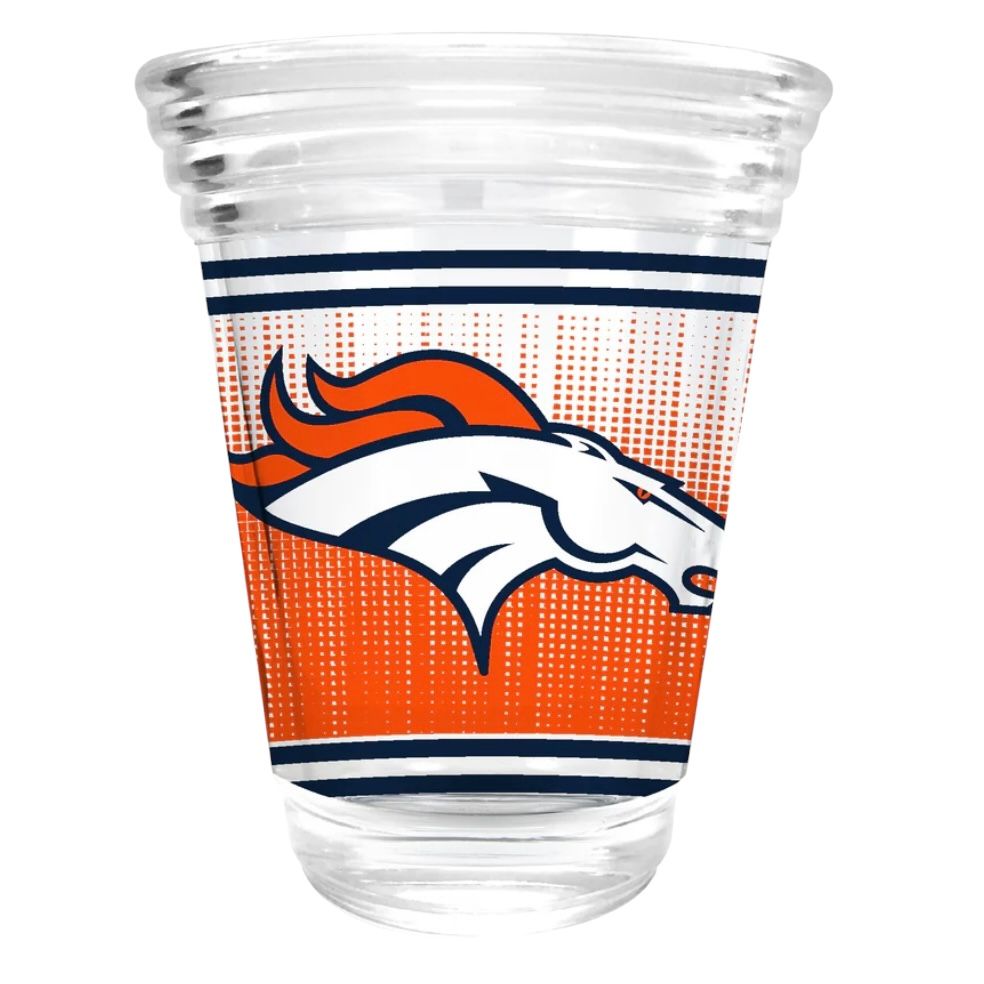 Denver Broncos 2 Ounce Party Shot Glass