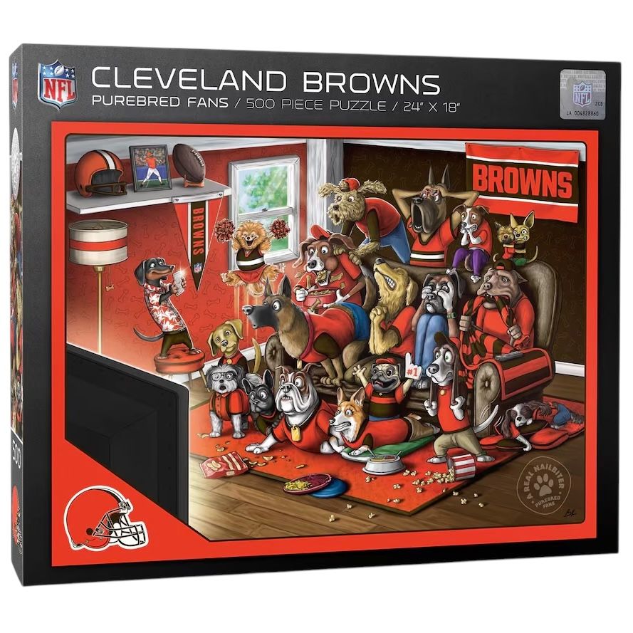 Cleveland Browns NFL Purebred Fans 500-Piece Puzzle