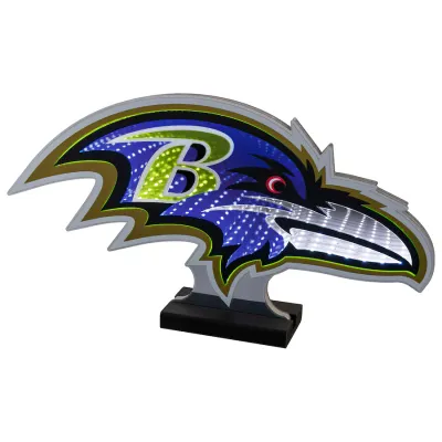 Baltimore Ravens LED Infinity Logo Light Baltimore Ravens LED Infinity Logo Light