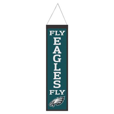 Philadelphia Eagles Fly Eagles Fly Wool 8" x 32" Heritage Banner