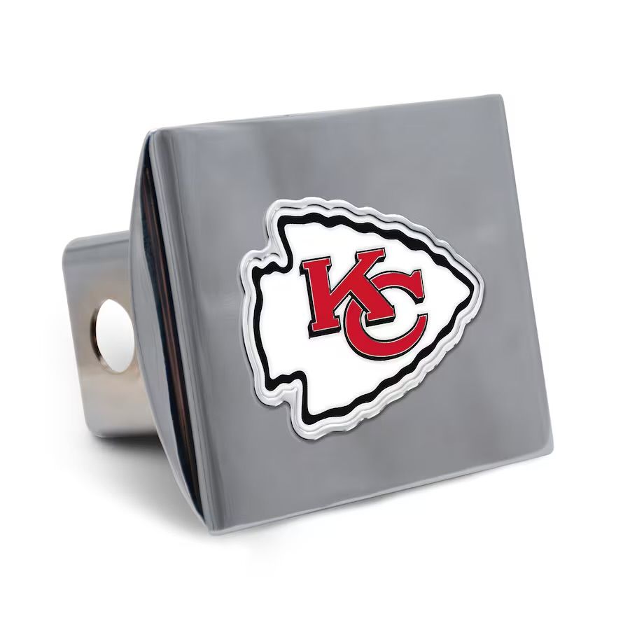 Kansas City Chiefs WinCraft Premium Metal Hitch Cover