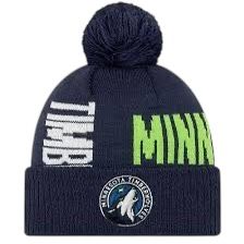 Minnesota Timberwolves Men’s New Era Tip Off Cuffed Pom Knit Hat
