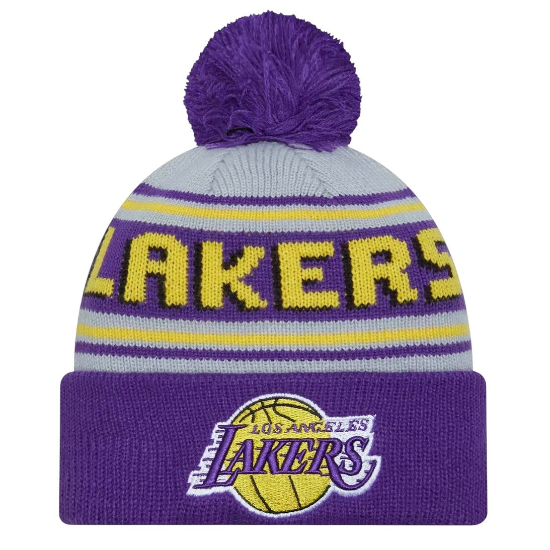Los Angeles Lakers Men's New Era Cuffed Knit Hat