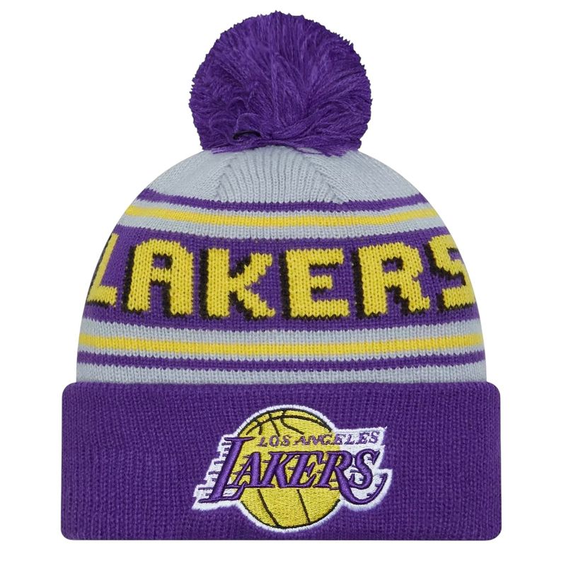 Los Angeles Lakers Men's New Era Cuffed Knit Hat