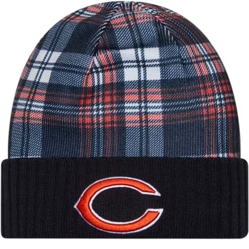 Chicago Bears Men's Blue 2024 New Era Sideline Statement Cuffed Knit Hat Chicago Bears Men's Blue 2024 New Era Sideline Statement Cuffed Knit Hat