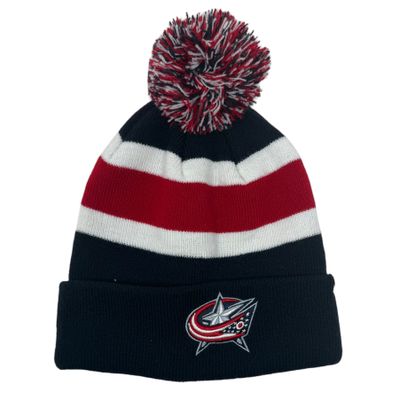Columbus Blue Jackets Men's 47 Brand Cuffed Pom Knit Hat Columbus Blue Jackets Men's 47 Brand Cuffed Pom Knit Hat