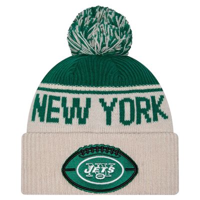 New York Jets Men’s Grey New Era Cold Weather Knit Pom Hat New York Jets Men’s Grey New Era Cold Weather Knit Pom Hat