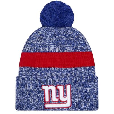 New York Giants Men’s New Era Sideline Cuffed Pom Knit Hat New York Giants Men’s New Era Sideline Cuffed Pom Knit Hat