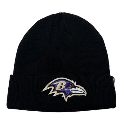 Baltimore Ravens Men's Black 47 Brand Cuffed Knit Hat Baltimore Ravens Men's Black 47 Brand Cuffed Knit Hat