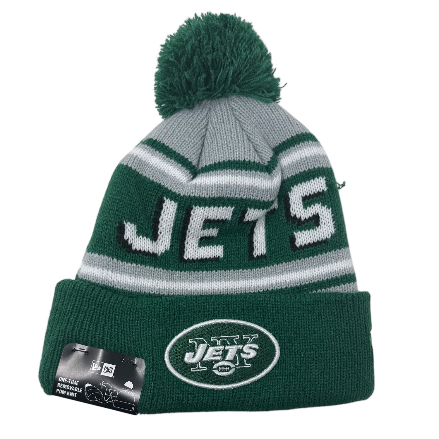 New York Jets Men’s Green New Era Cold Weather Knit Pom Hat