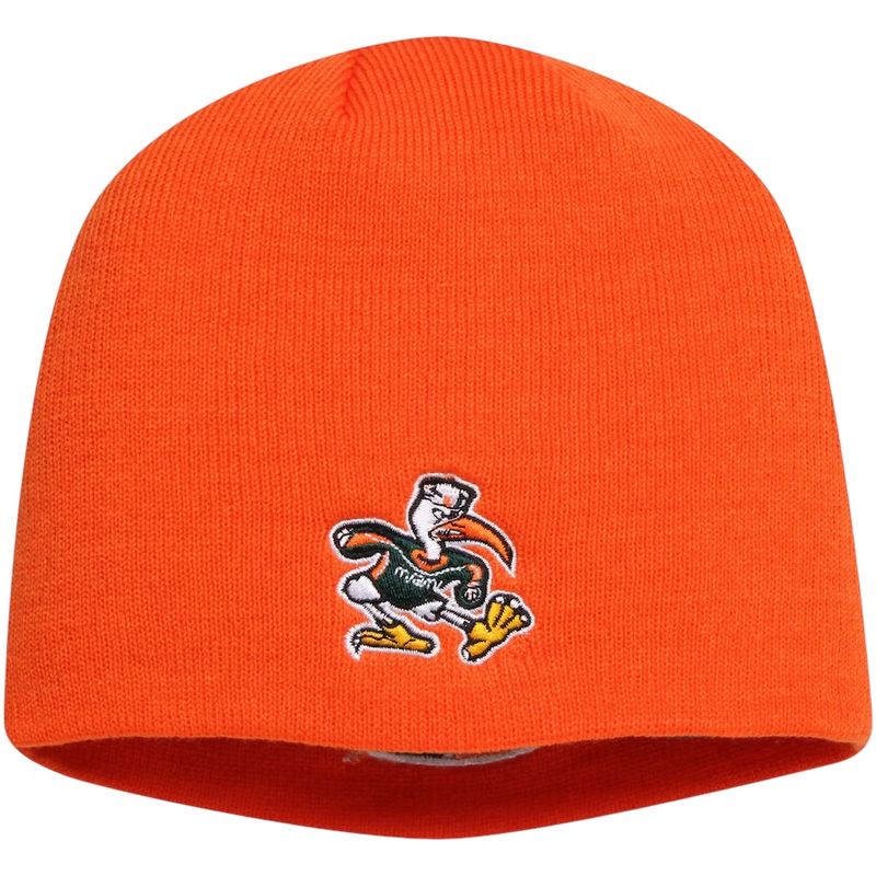 Miami Hurricanes Men's Orange Top of the World Knit Hat