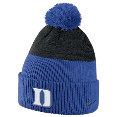Duke Blue Devils Men's Cuffed Pom Knit Hat Duke Blue Devils Men's Cuffed Pom Knit Hat