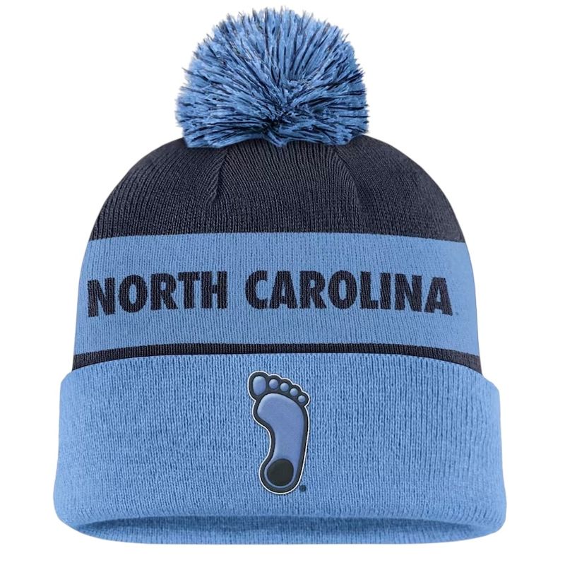 North Carolina Tar Heels Men's Cuffed Pom Knit Hat North Carolina Tar Heels Men's Cuffed Pom Knit Hat