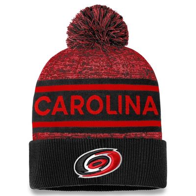 Carolina Hurricanes Men’s Fanatics Cuffed Pom Knit Hat