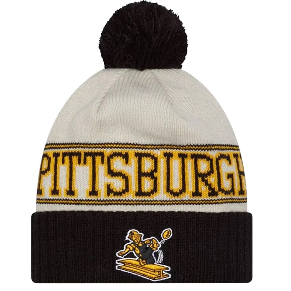 Pittsburgh Steelers Child 47 New Era Cuffed Pom Knit Hat Pittsburgh Steelers Child 47 New Era Cuffed Pom Knit Hat
