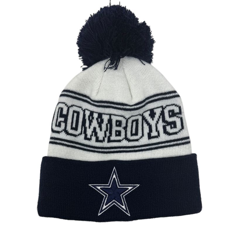 Dallas Cowboys Child Cuffed Pom Knit Hat Dallas Cowboys Child Cuffed Pom Knit Hat