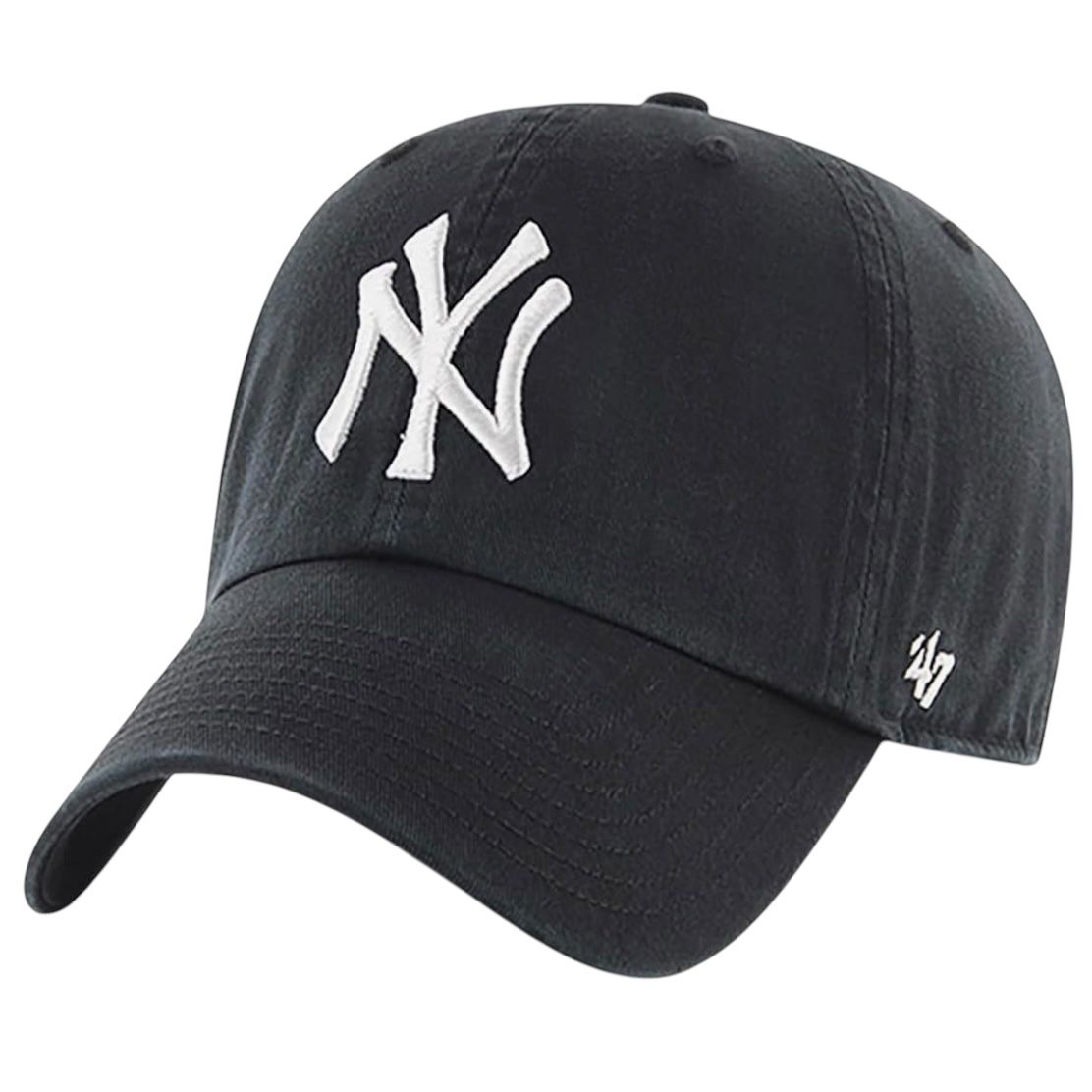 New York Yankees Men’s Black 47 Brand Clean Up Adjustable Hat