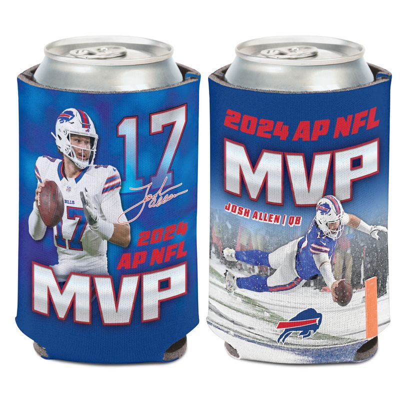Buffalo Bills Josh Allen MVP 12 Ounce Can Cooler Koozie