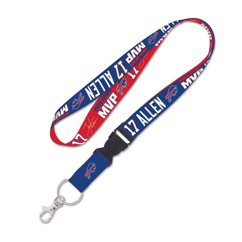 Buffalo Bills Josh Allen MVP 1" Lanyard