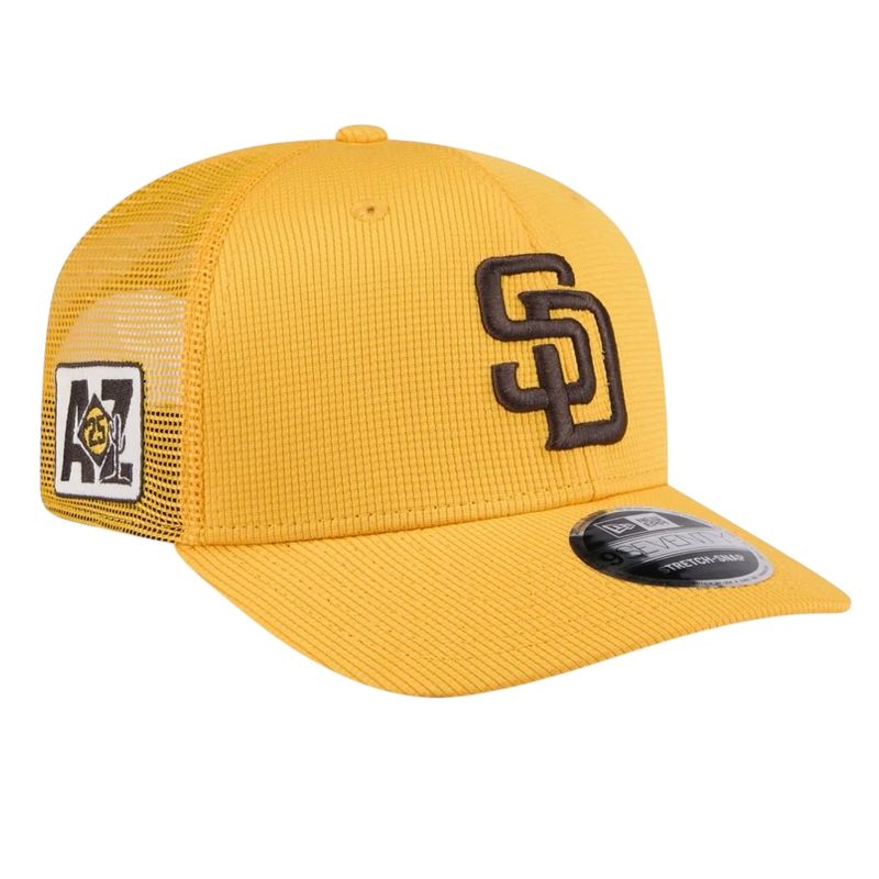 San Diego Padres Men's 2025 Spring Training New Era 9Seventy Stretch-Snap Hat