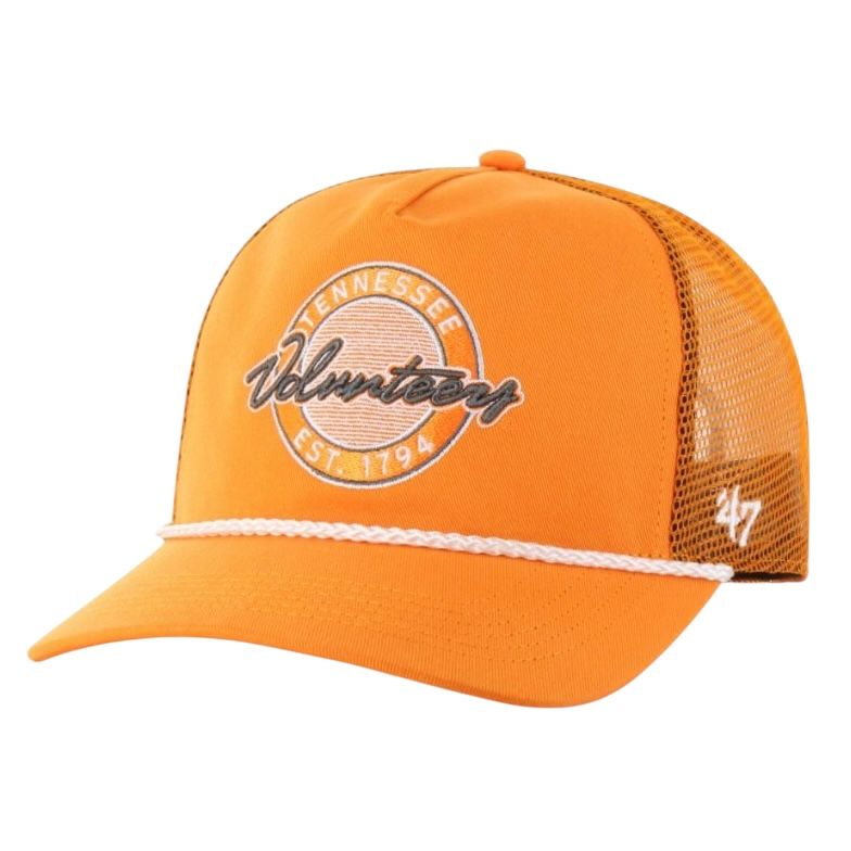 Tennessee Volunteers Men’s Orange Promenade 47 Brand Rope Hitch Adjustable Hat