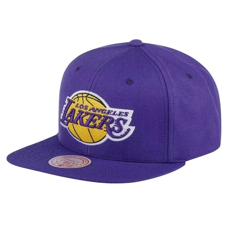 Los Angeles Lakers Purple Men’s Mitchell & Ness NBA Core Snapback Hat