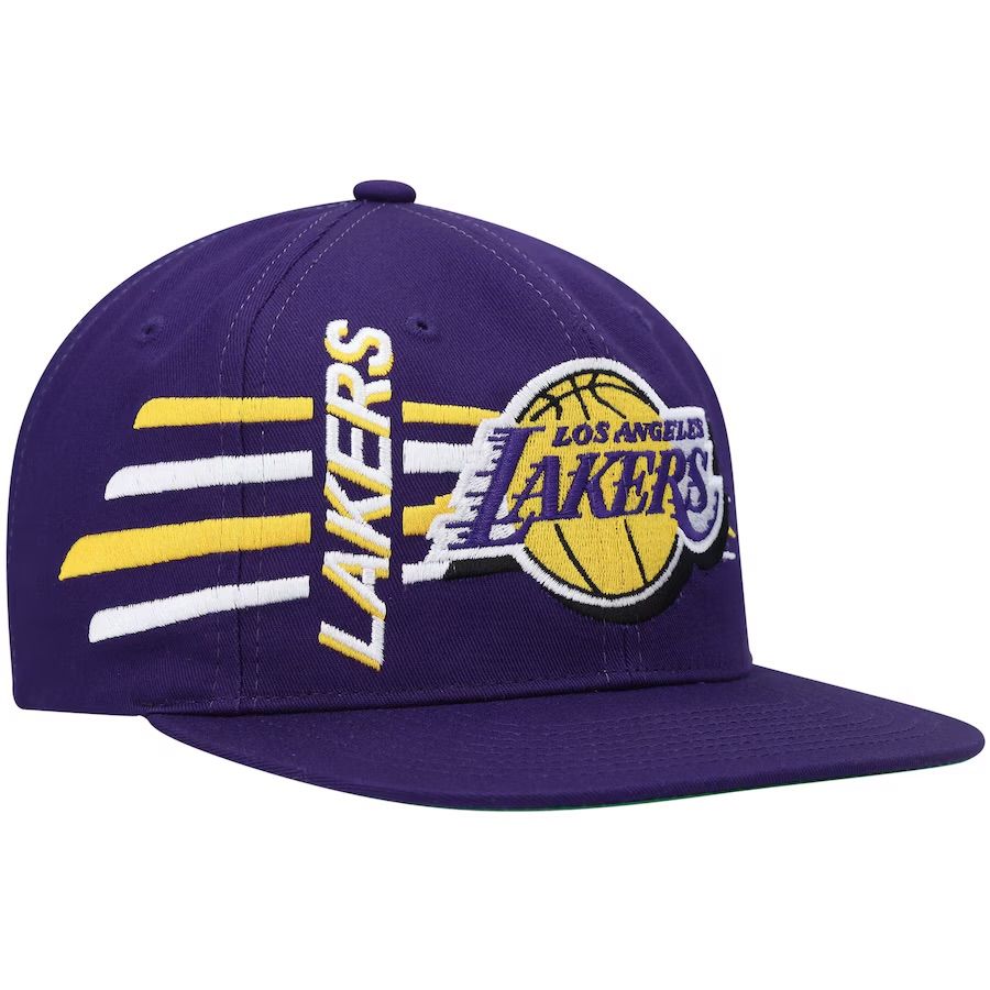 Los Angeles Lakers Men’s Retro Bolt Mitchell & Ness Snapback Hat