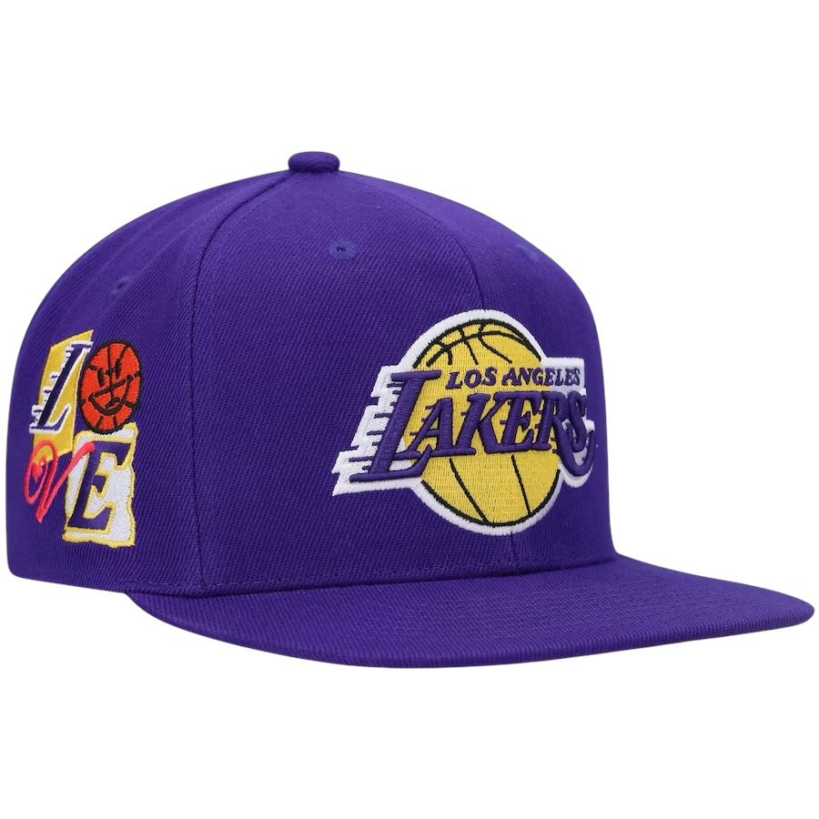 Los Angeles Lakers Men’s City Love Mitchell & Ness Snapback Hat