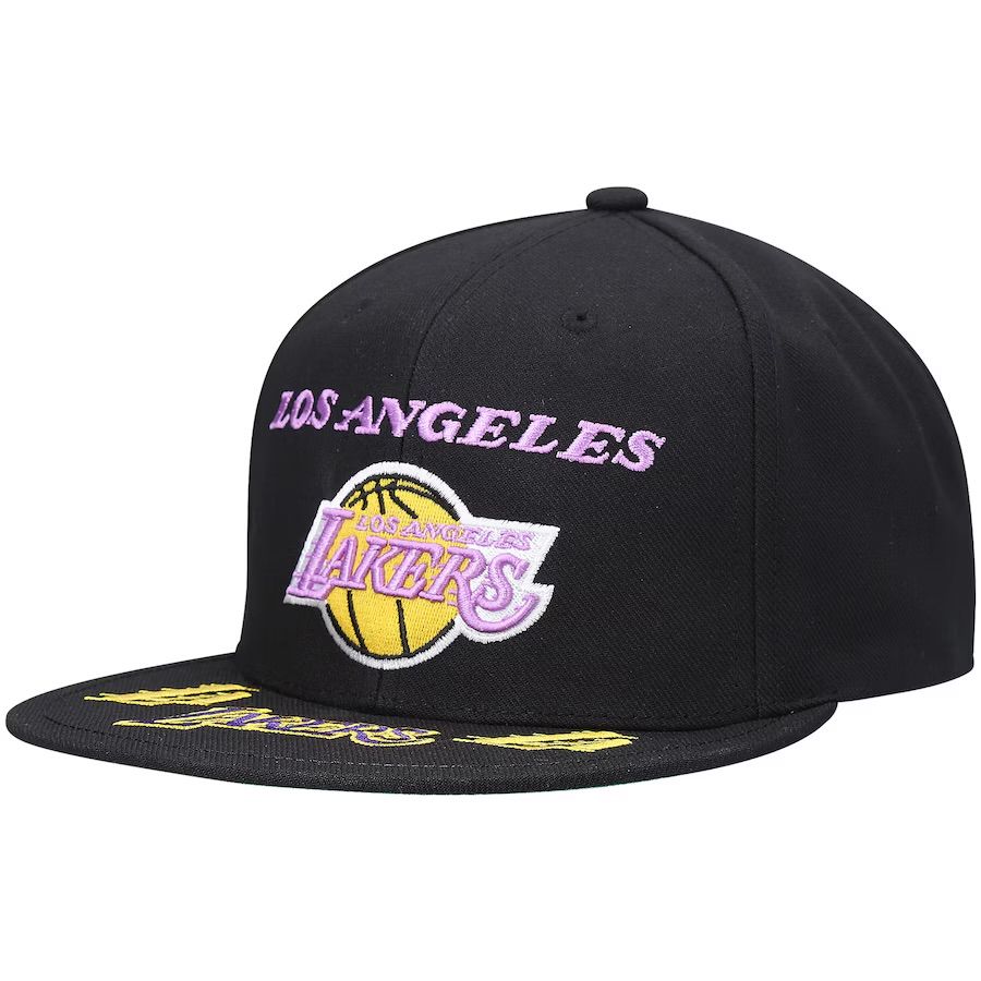 Los Angeles Lakers Men’s Front Loaded Mitchell & Ness Snapback Hat