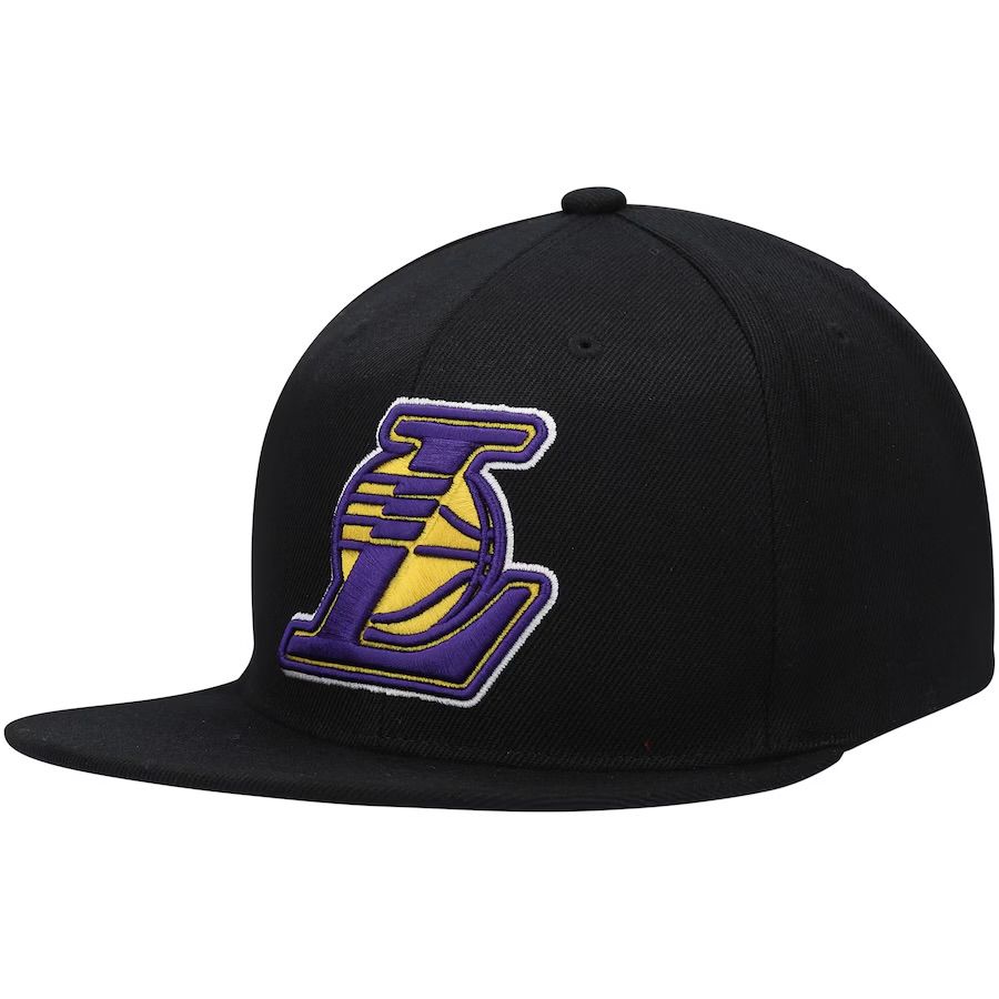Los Angeles Lakers Men’s Mitchell & Ness NBA Core Snapback Hat
