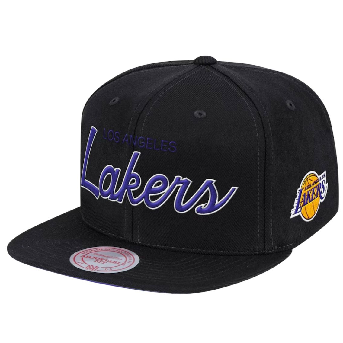 Los Angeles Lakers Men’s Foundation Script Mitchell & Ness Snapback Hat
