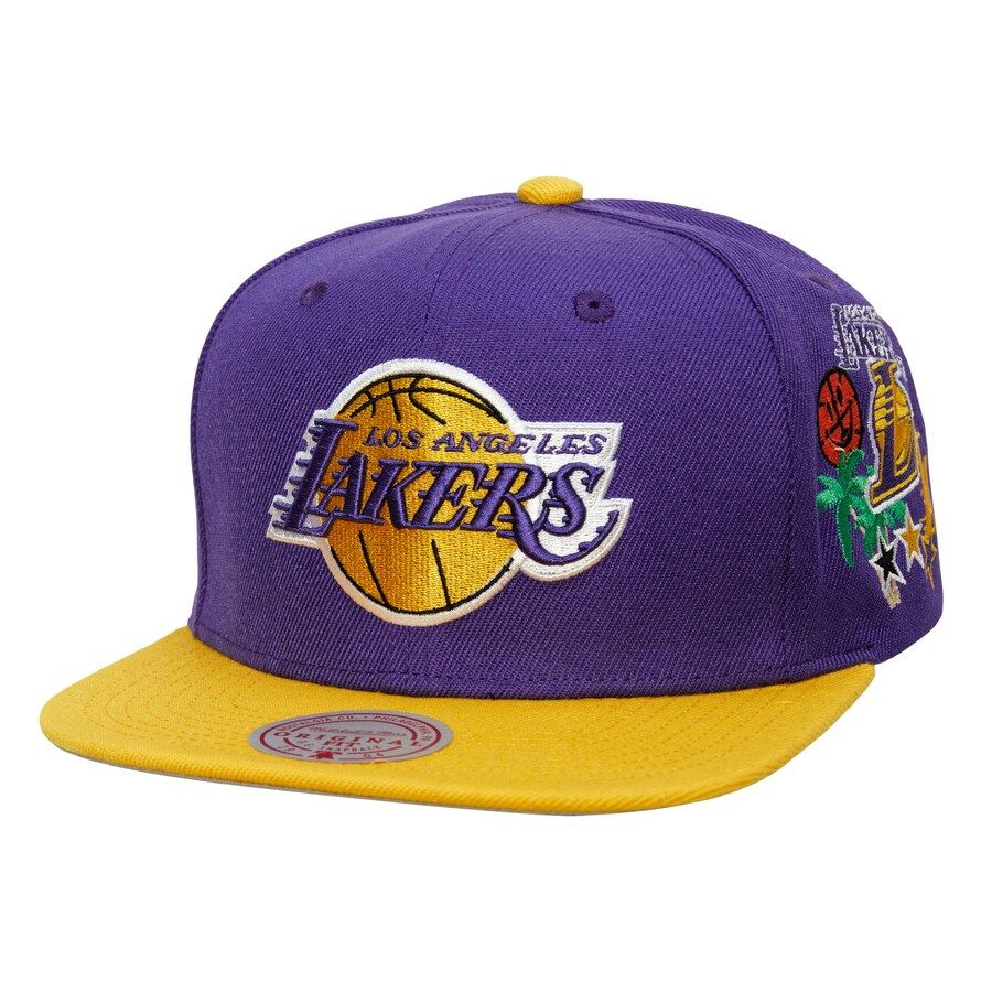 Los Angeles Lakers Men's NBA Patch Overload Snapback Hat