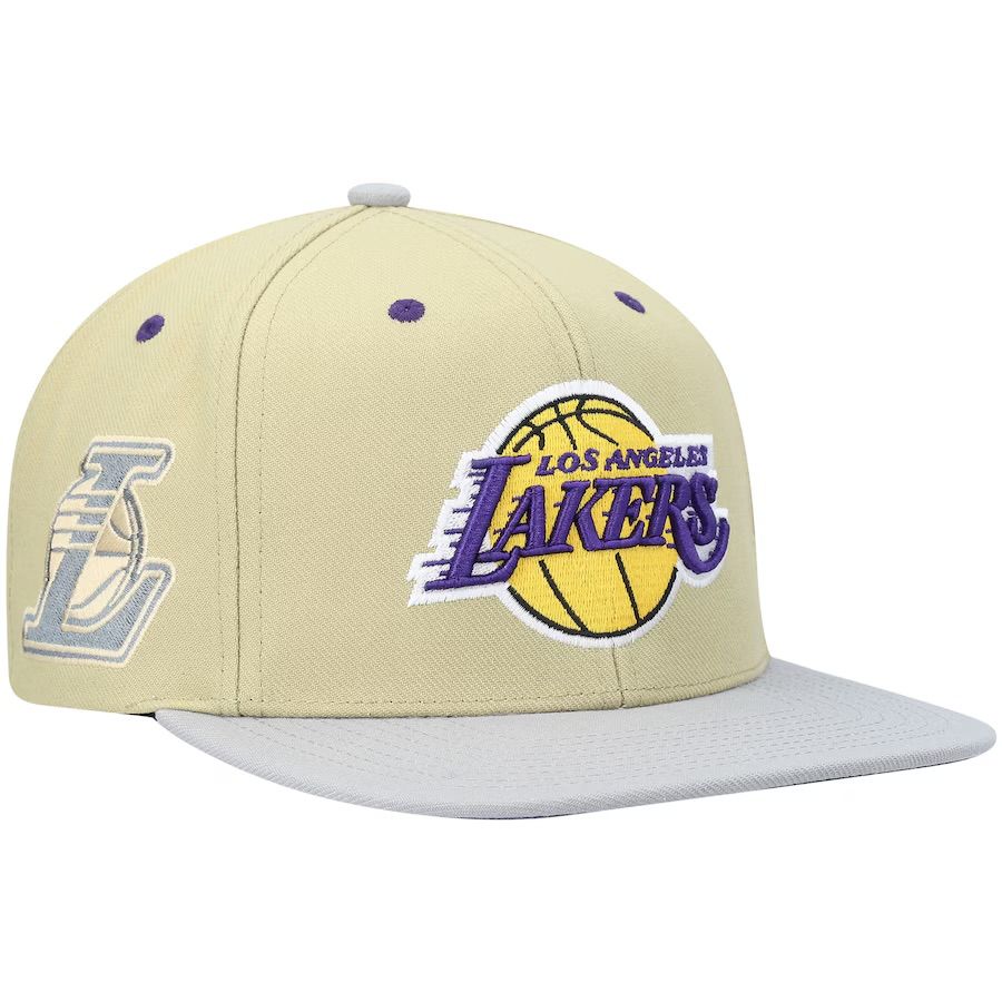Los Angeles Lakers Men’s NBA Classic Canvas Mitchell & Ness Snapback Hat