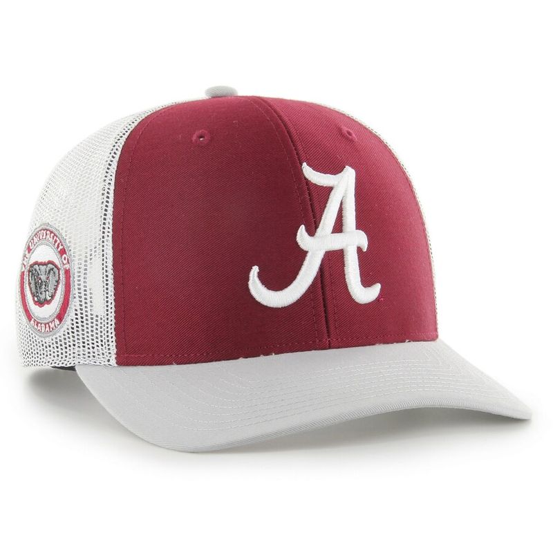 Alabama Crimson Tide Men’s Razor Red Side Note 47 Trucker Hat
