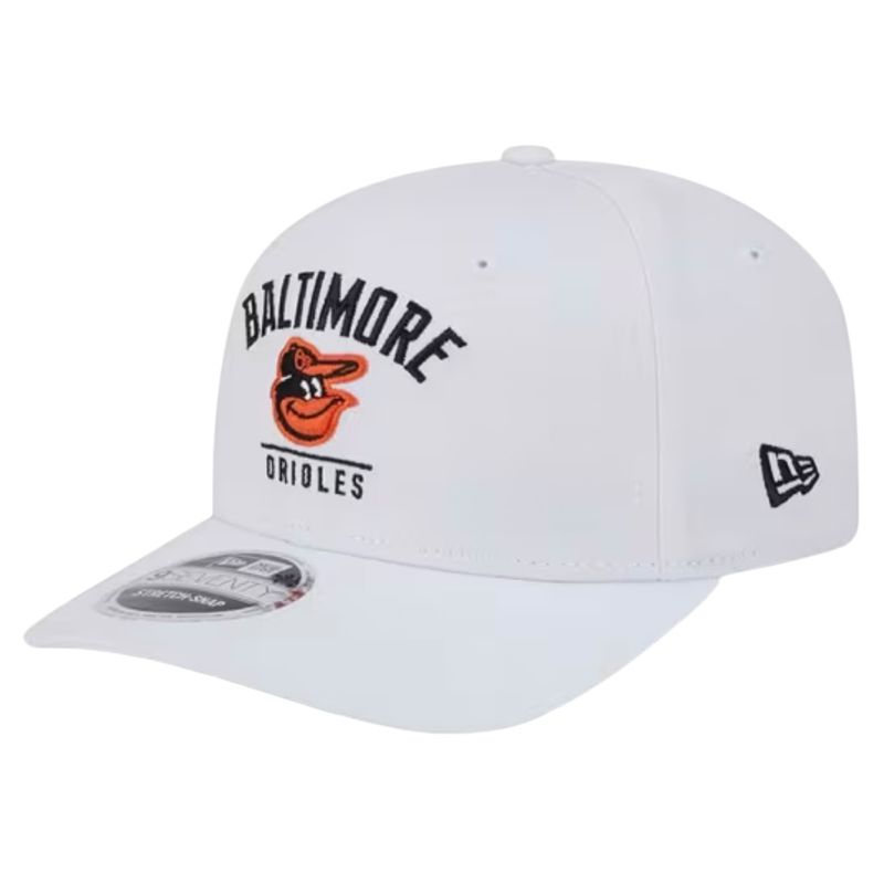 Baltimore Orioles Men's White New Era MLB 9Seventy Stretch-Snap Hat