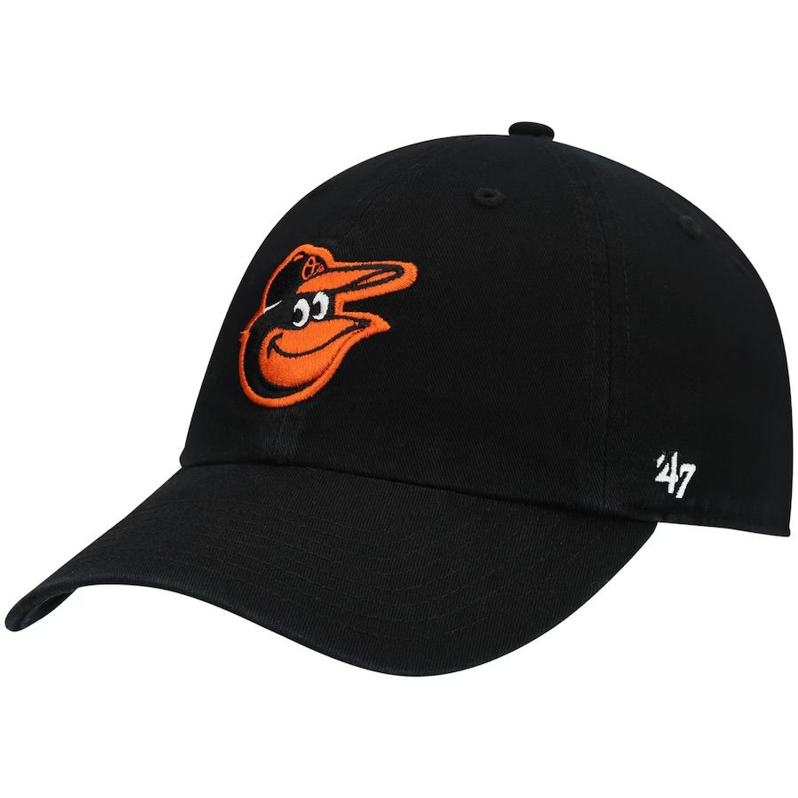 Baltimore Orioles Men’s Black 47 Brand MVP Adjustable Hat