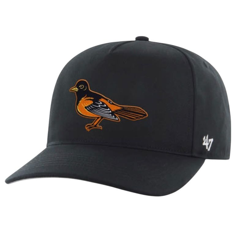 Baltimore Orioles Men’s Black 47 Brand Hitch Cooperstown Adjustable Hat