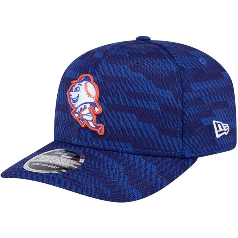 New York Mets Men's Blue 2025 Alternate New Era 9Seventy Stretch-Snap Hat