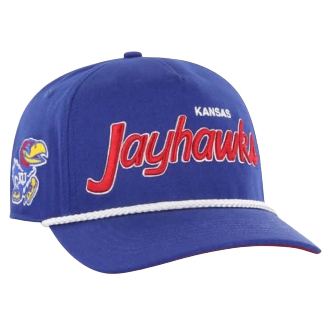 Kansas Jayhawks Men’s Navy Crosstown Script Hitch Adjustable Hat
