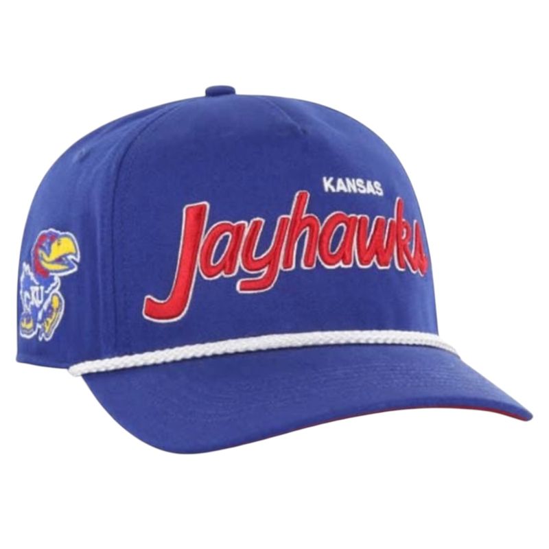 Kansas Jayhawks Men’s Navy Crosstown Script Hitch Adjustable Hat