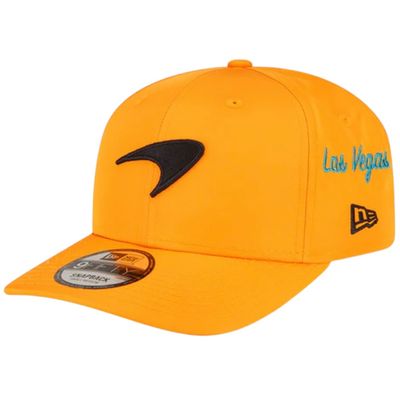 McLaren Racing F1 New Era Special Edition 9Fifty Unisex Las Vegas GP Orange Hat McLaren Racing F1 New Era Special Edition 9Fifty Unisex Las Vegas GP Orange Hat