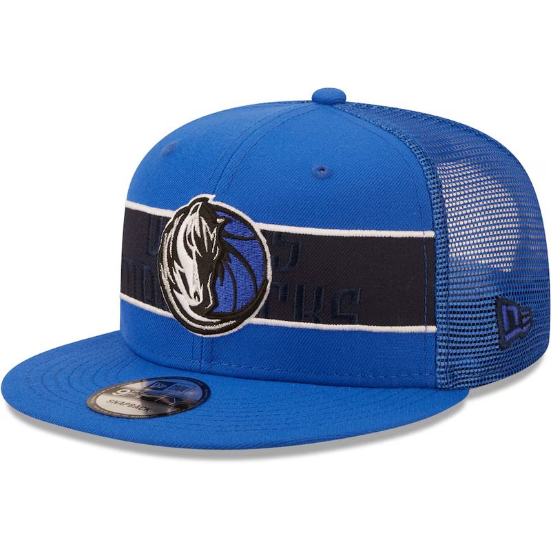 Dallas Mavericks Men's Blue Tonal Band New Era 9Fifty Snapback Hat
