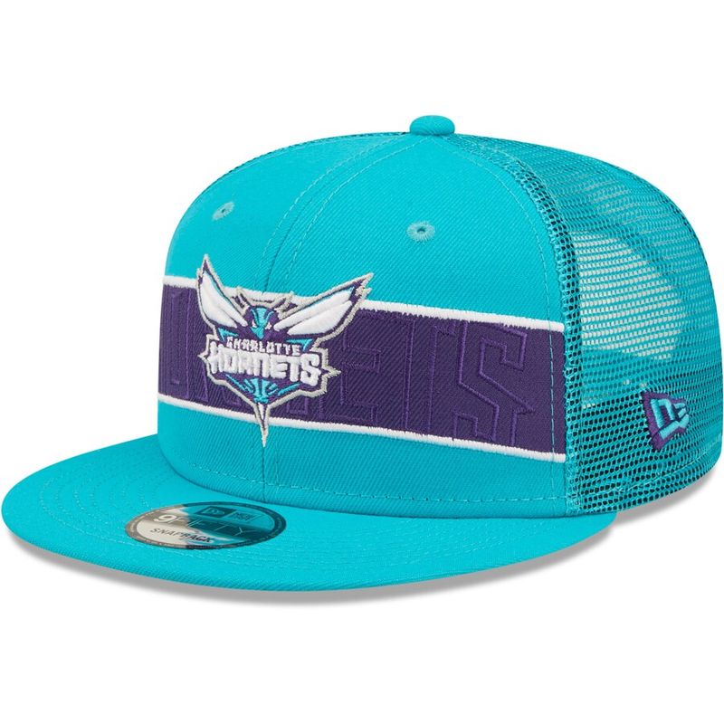 Charlotte Hornets Men's Tonal Band New Era 9Fifty Snapback Hat