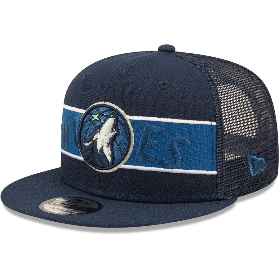 Minnesota Timberwolves Men's Blue Tonal Band New Era 9Fifty Snapback Hat