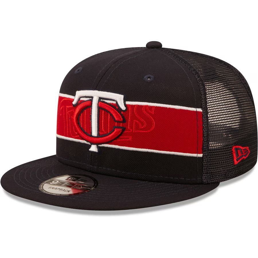 Minnesota Twins Men's Blue Tonal Band New Era 9Fifty Snapback Hat