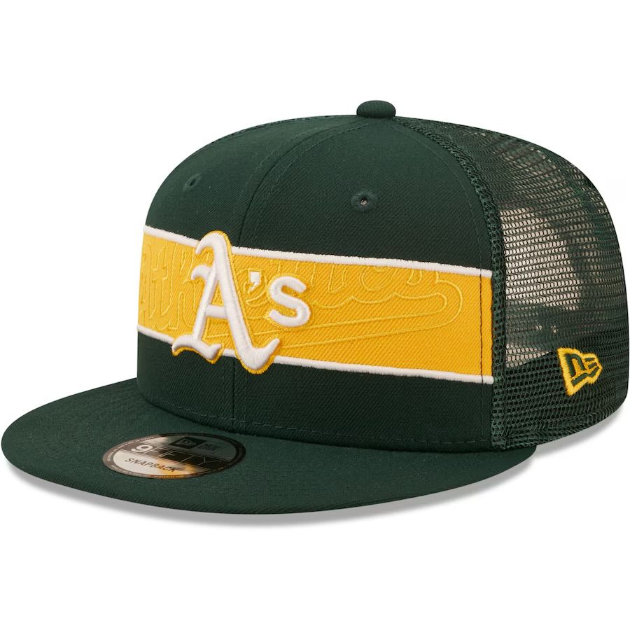 Oakland Athletics Men's Green Tonal Band New Era 9Fifty Snapback Hat