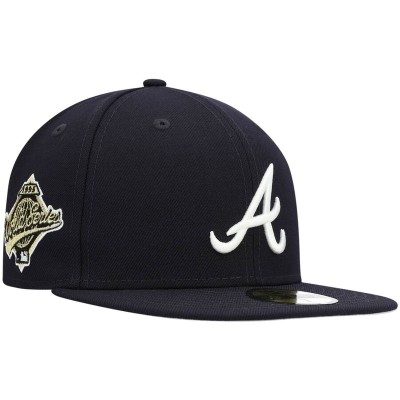 Atlanta Braves Men’s New Era World Series 1995 Patch 59Fifty Fitted Hat