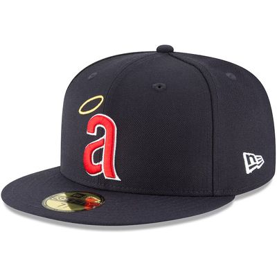 California Angels Men's Navy New Era 59Fifty Fitted Hat California Angels Men's Navy New Era 59Fifty Fitted Hat